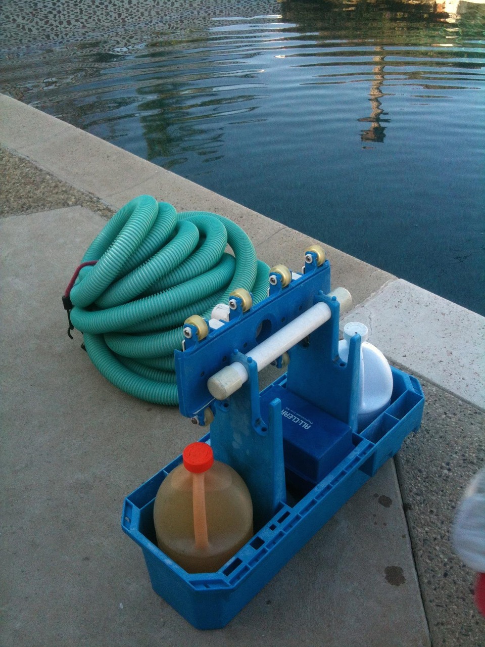 Professional pool maintenance equipment